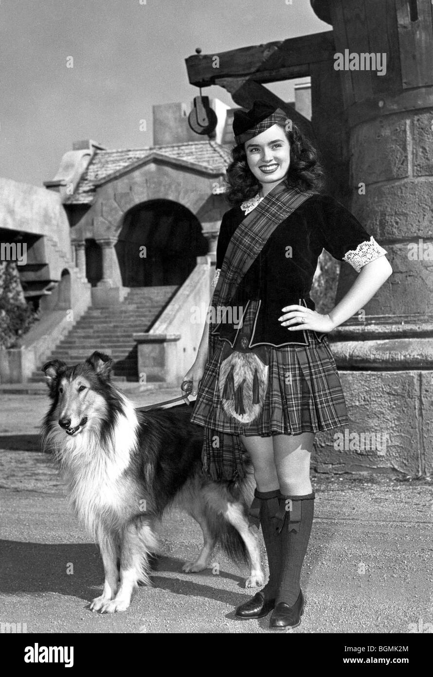 Ann Blyth actrice americano Ca 1950 Foto Stock