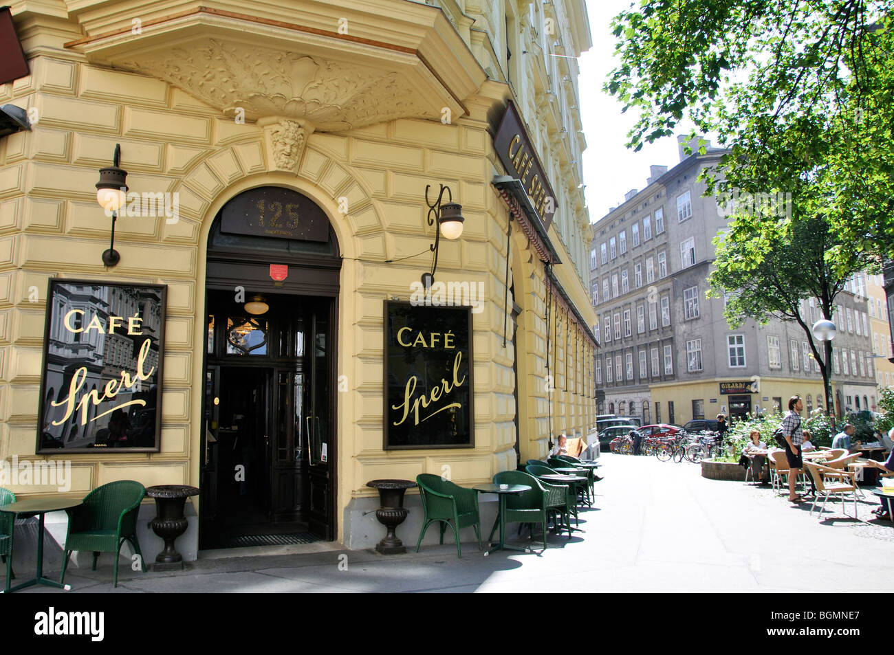 Cafe Sperl, Vienna, Austria Foto Stock