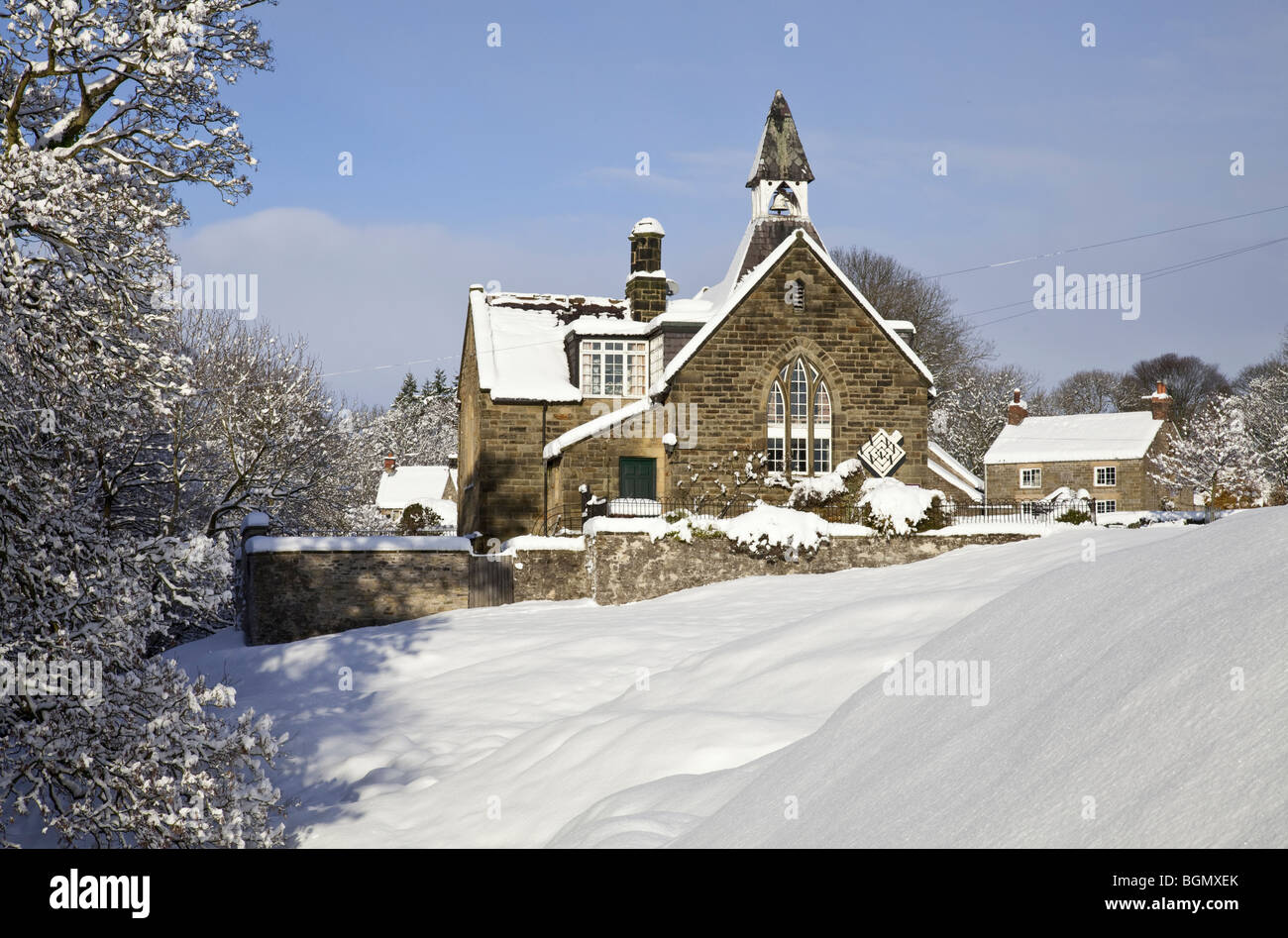 Merrills [old schoolhouse] hutton-le-foro North York Moors National Park Foto Stock