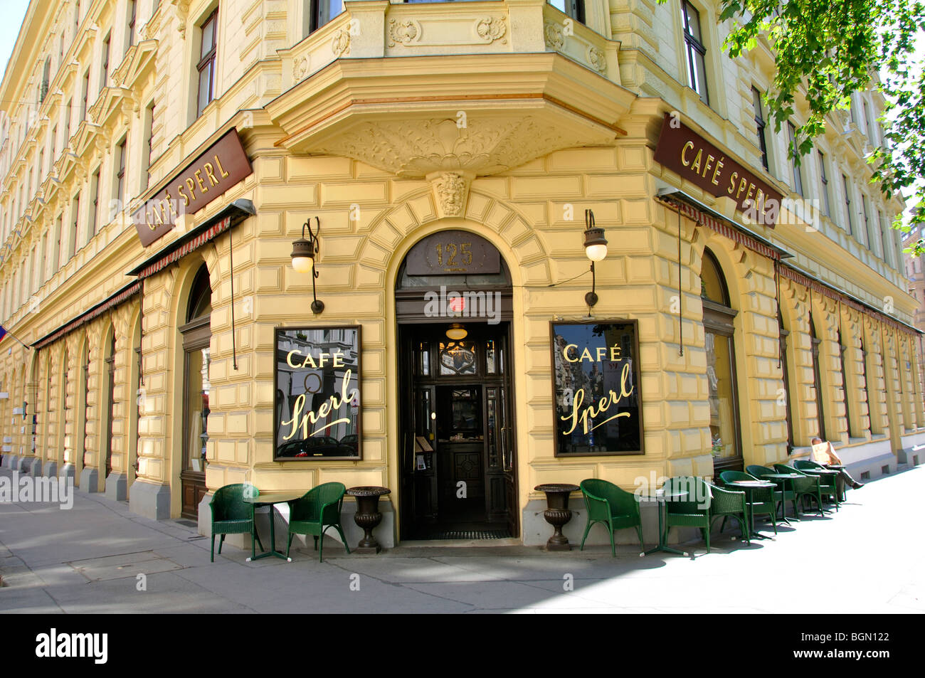 Cafe Sperl, Vienna, Austria Foto Stock