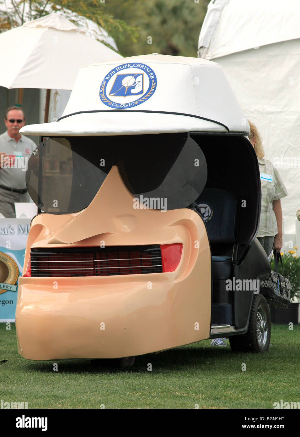 BOB HOPE carrello da golf Golf Cart PER LA QUINTA CA USA 23 Gennaio 2009 Foto Stock