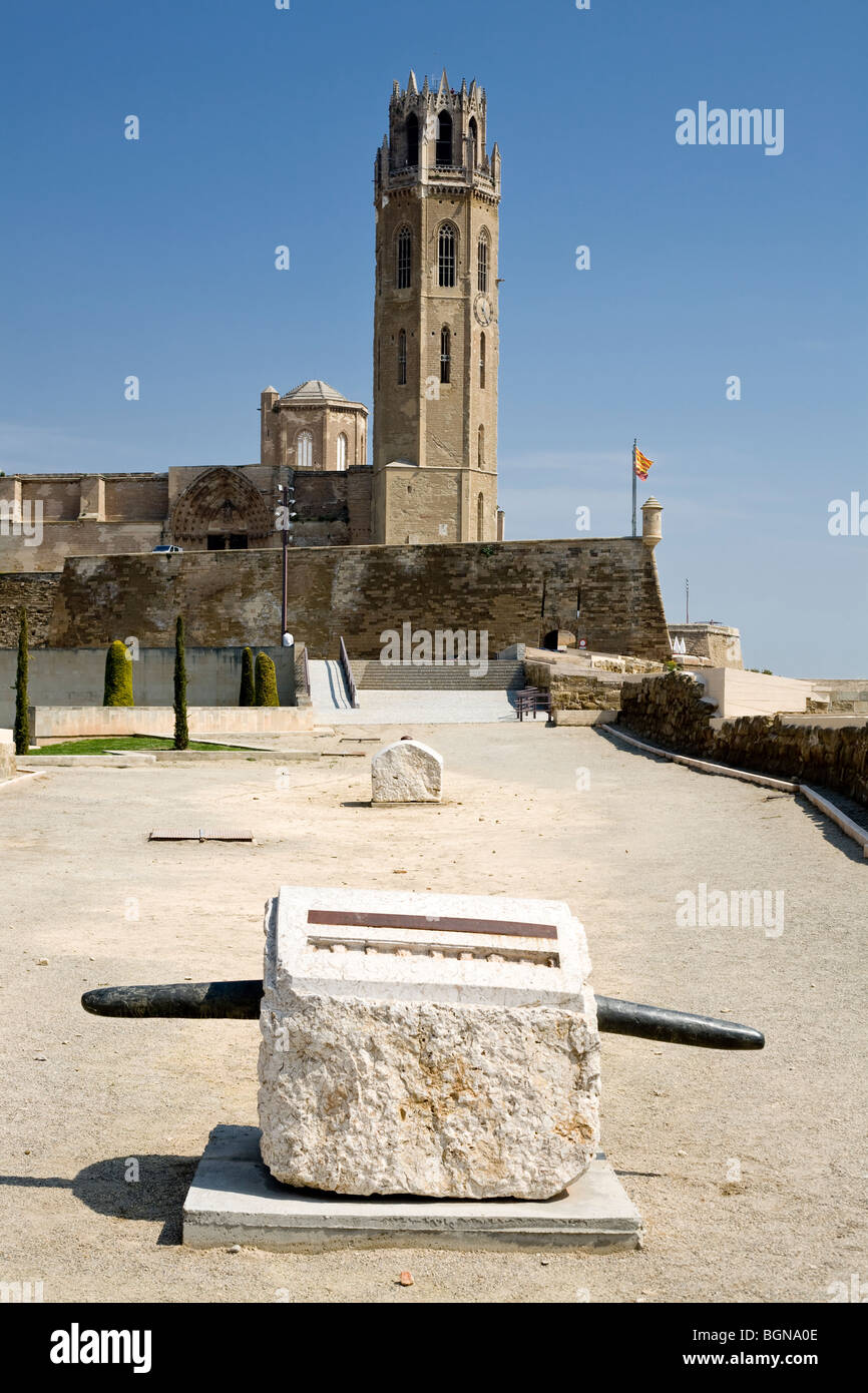 La Seu Vella vecchia cattedrale Foto Stock