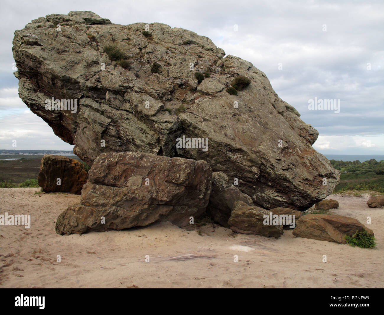 Agglestone rock Foto Stock