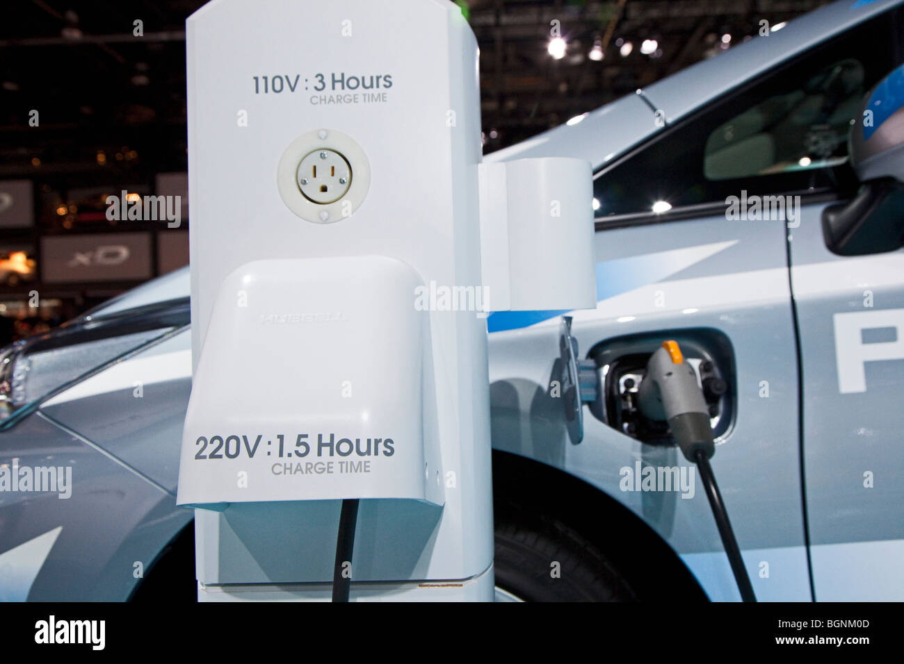 La Toyota Prius Plug-in hybrid concept car Foto Stock