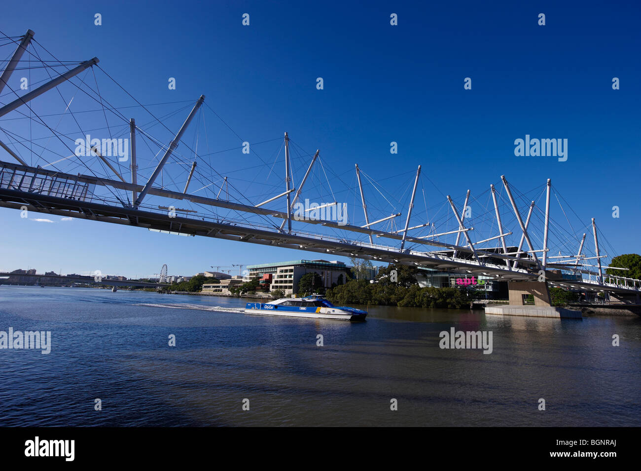 Kurilpa Bridge Brisbane Queensland Australia Foto Stock