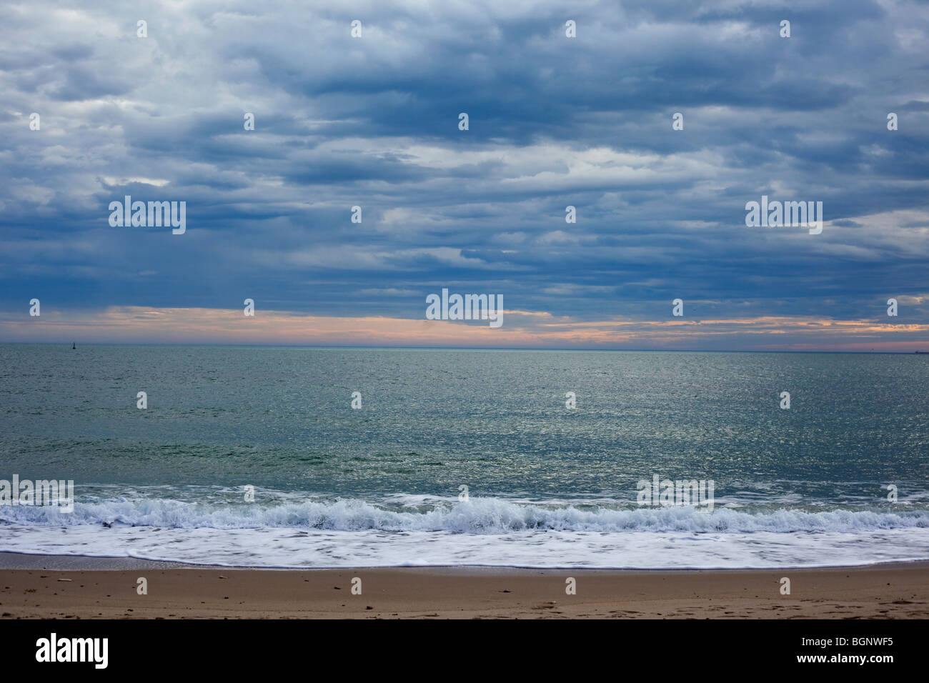 Tramonto nel Mar Nero Foto Stock