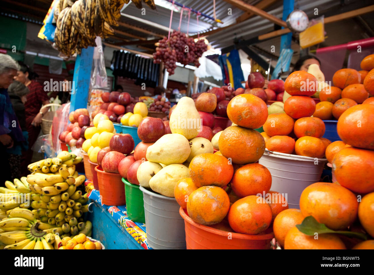 Mercado Lic Jose Castillo Tielemans. San Cristóbal de las Casas, Chiapas, Messico. Foto Stock