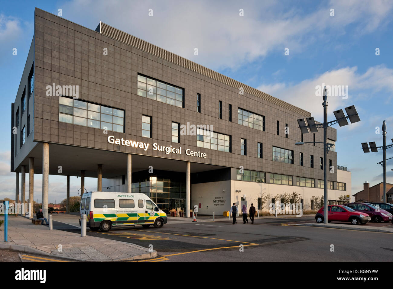 Gateway Centro chirurgico a Newham University Hospital. Foto Stock