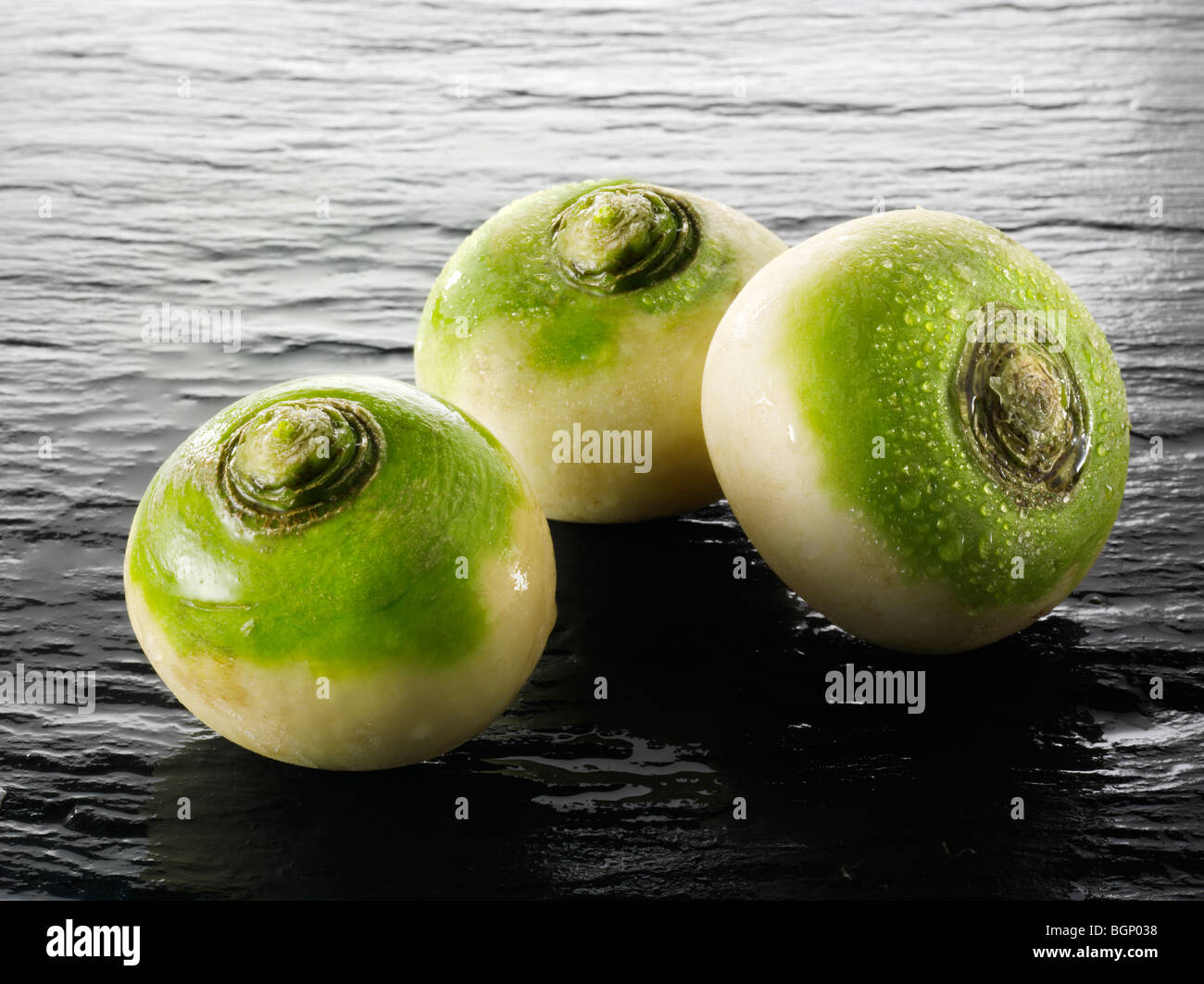 Rape fresche verdure Foto Stock