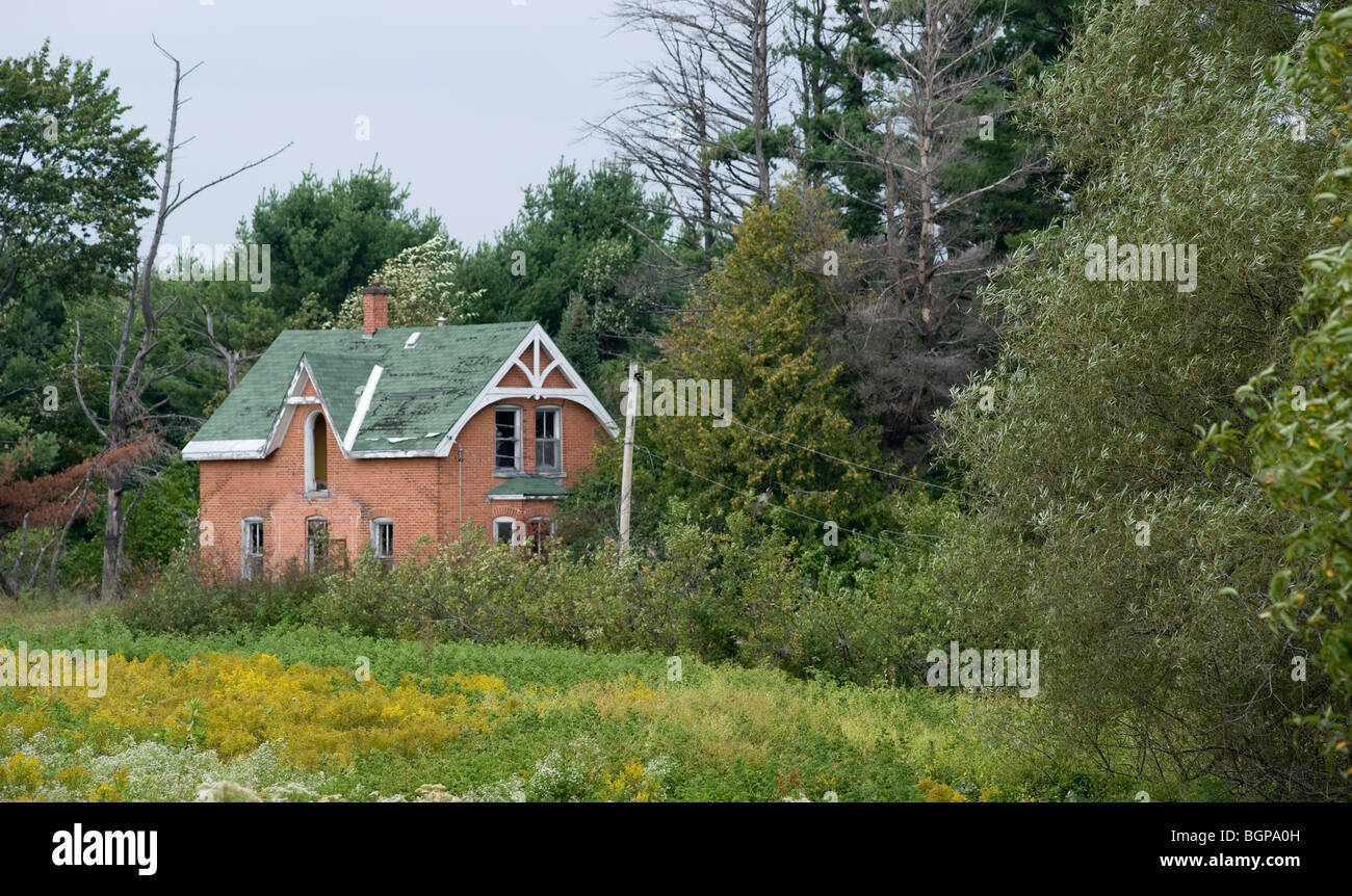 Casa rurale di Muskoka, Ontario, Canada Foto Stock