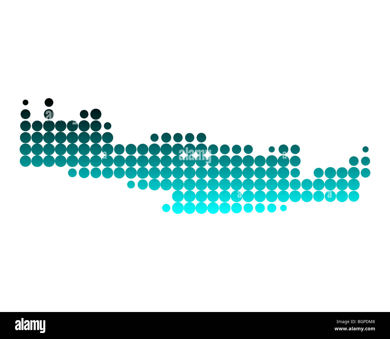 Mappa di Creta Foto Stock