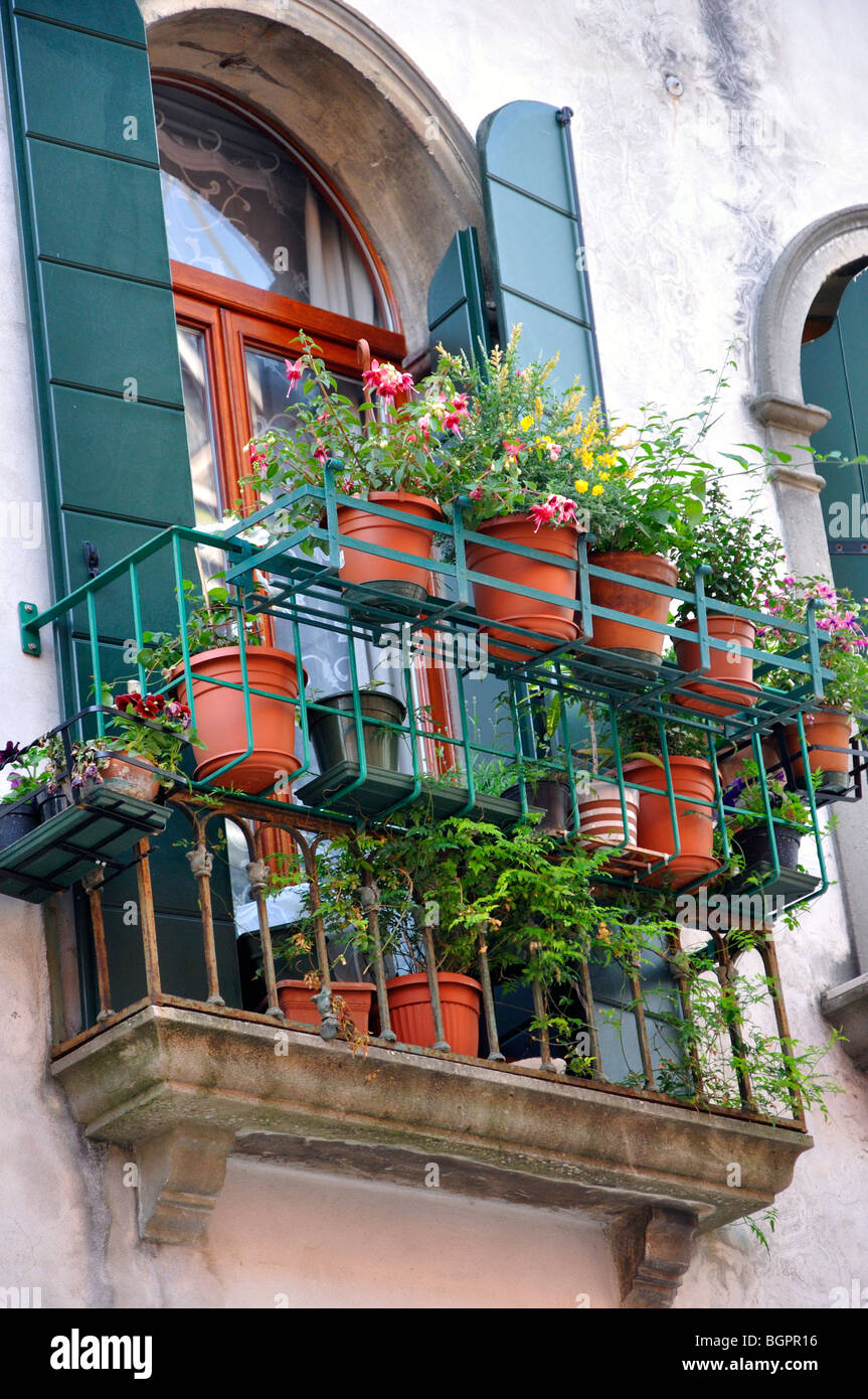 Finestra di Venezia Foto Stock