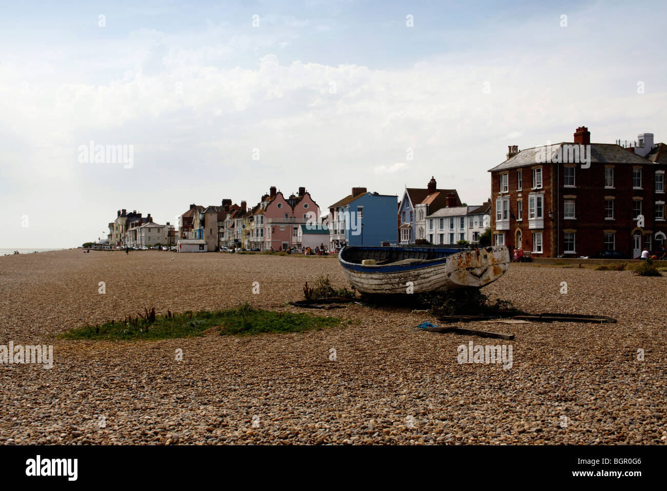 NOSTALGICA SPIAGGIA DI ALDEBURGH. SUFFOLK 2009 Foto Stock