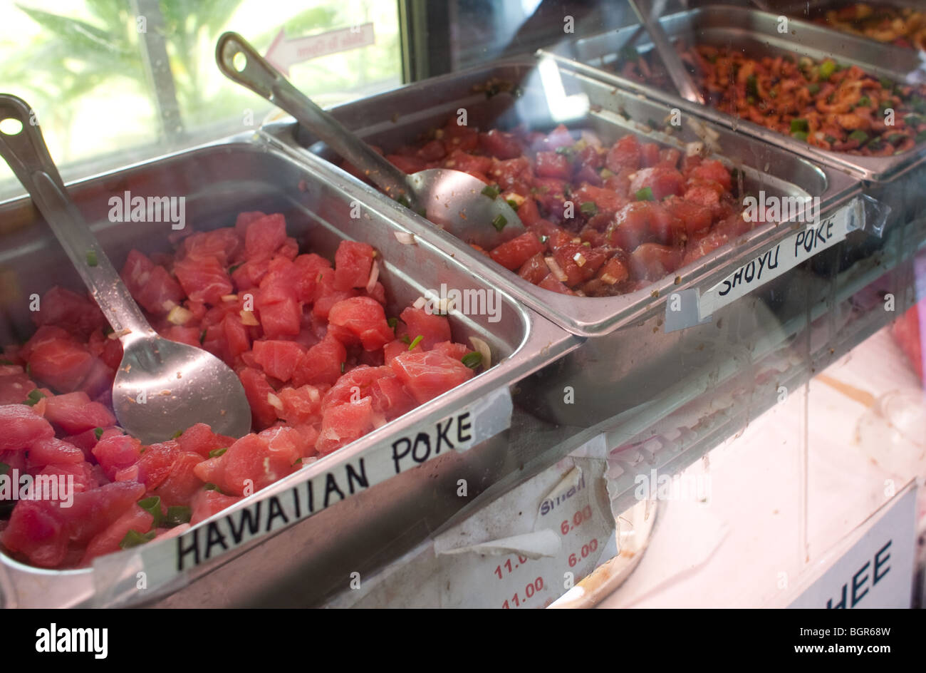 Poke hawaiano Foto Stock