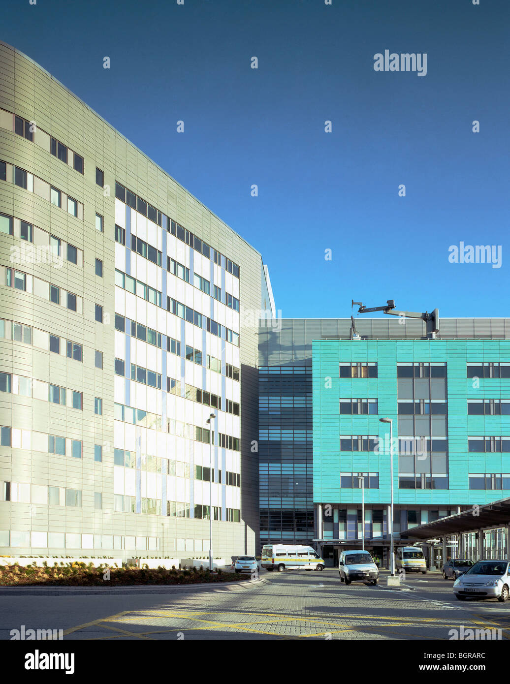 L'ala a Bexley St James's University Hospital, LEEDS, Regno Unito, ANSHEN + ALLEN Foto Stock