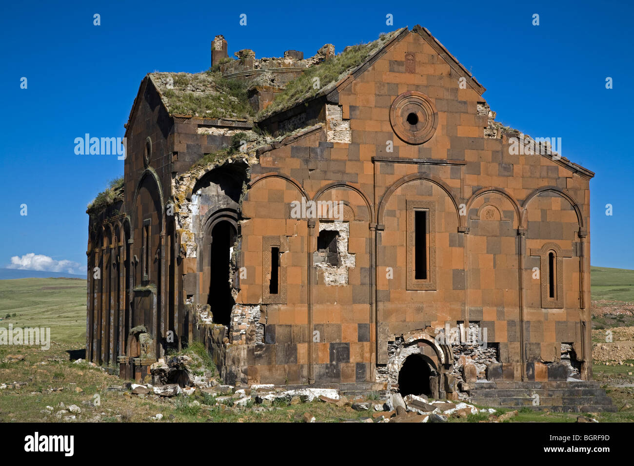 Rovine della medievale città armena di Ani Kars Turchia Foto Stock