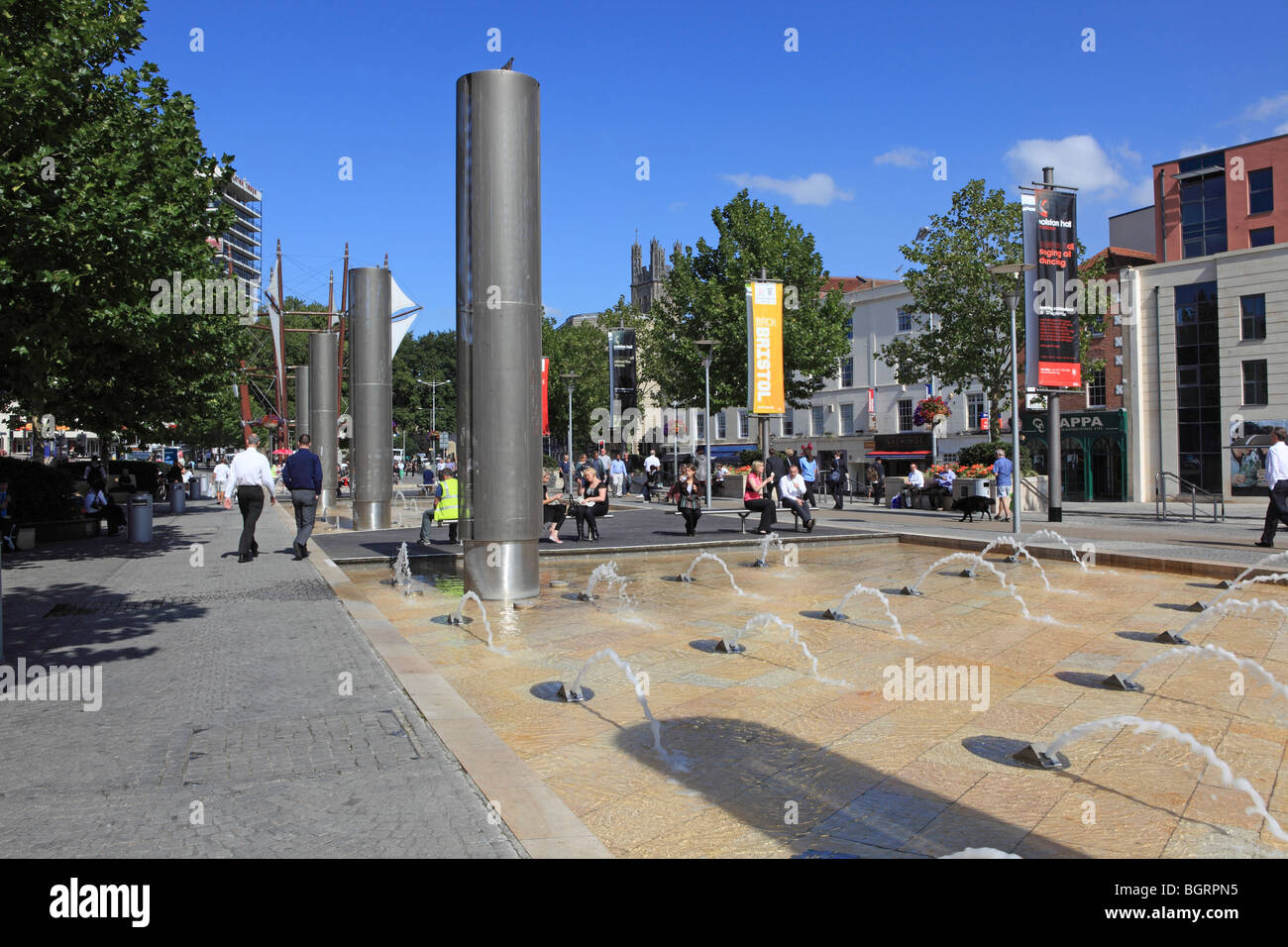 Bristol, Centre Promenade Foto Stock