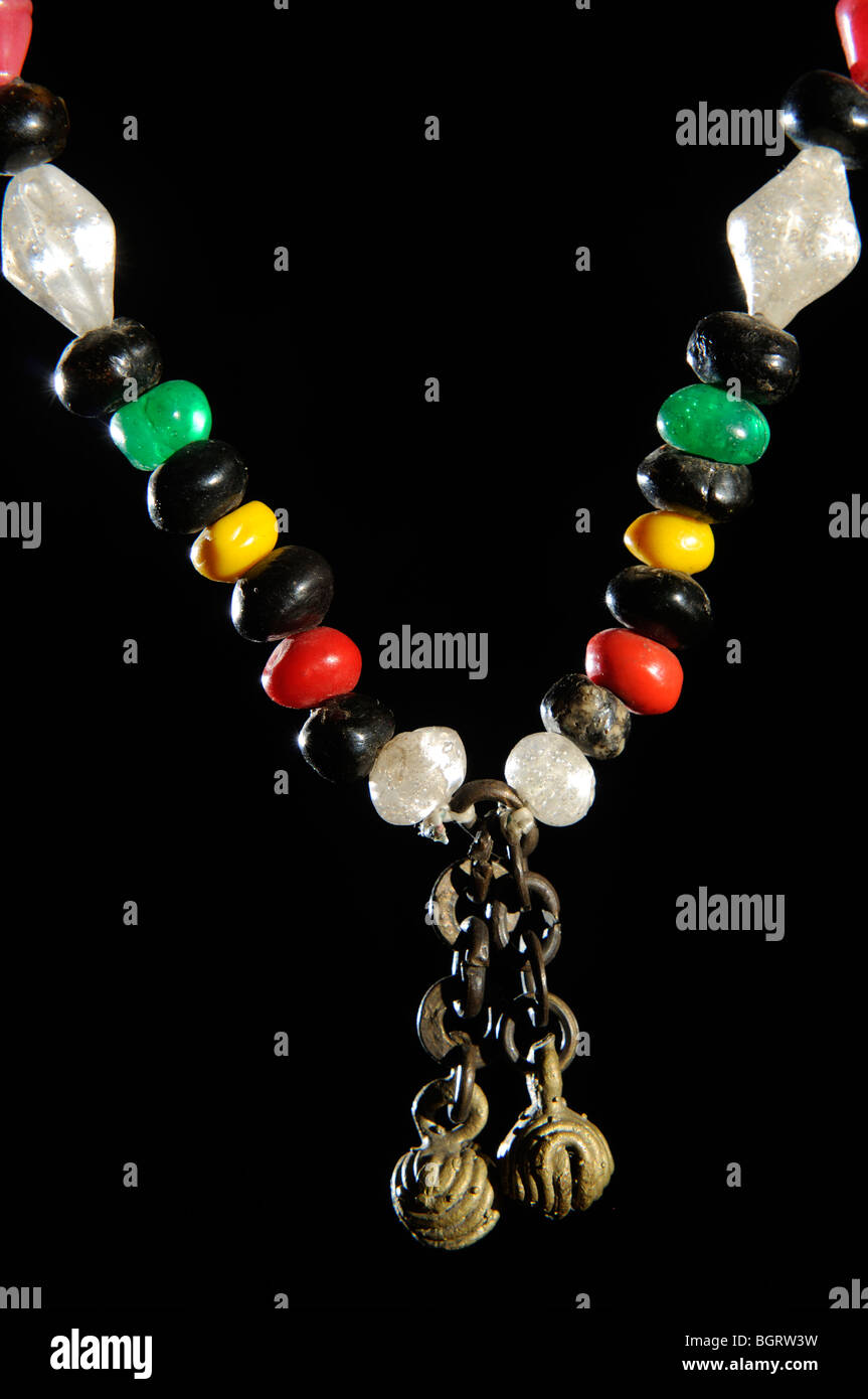 Perle di tribali di Mindanao nelle Filippine Foto Stock