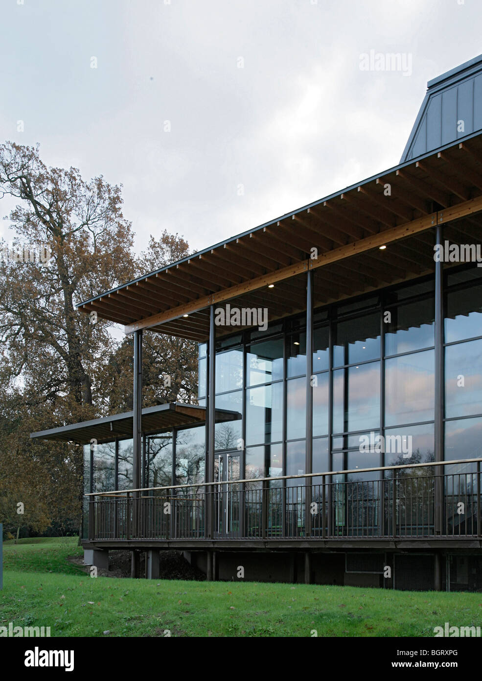 Yehudi Menuhin HALL - Yehudi Menuhin School, Cobham, Regno Unito, BURRELL FOLEY FISCHER Foto Stock