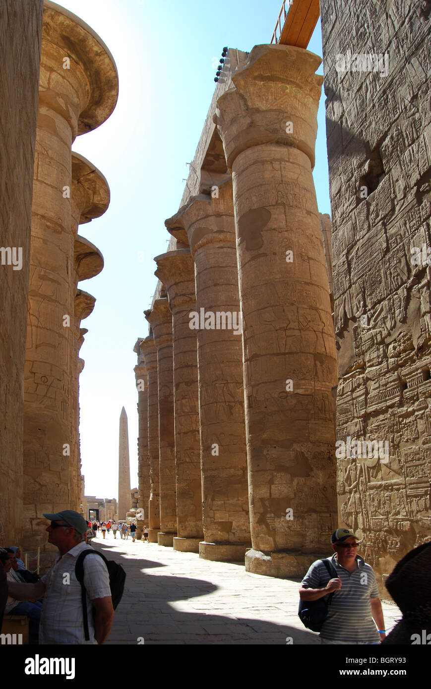 Tempio di Karnak Luxor Egitto numero 2832 Foto Stock