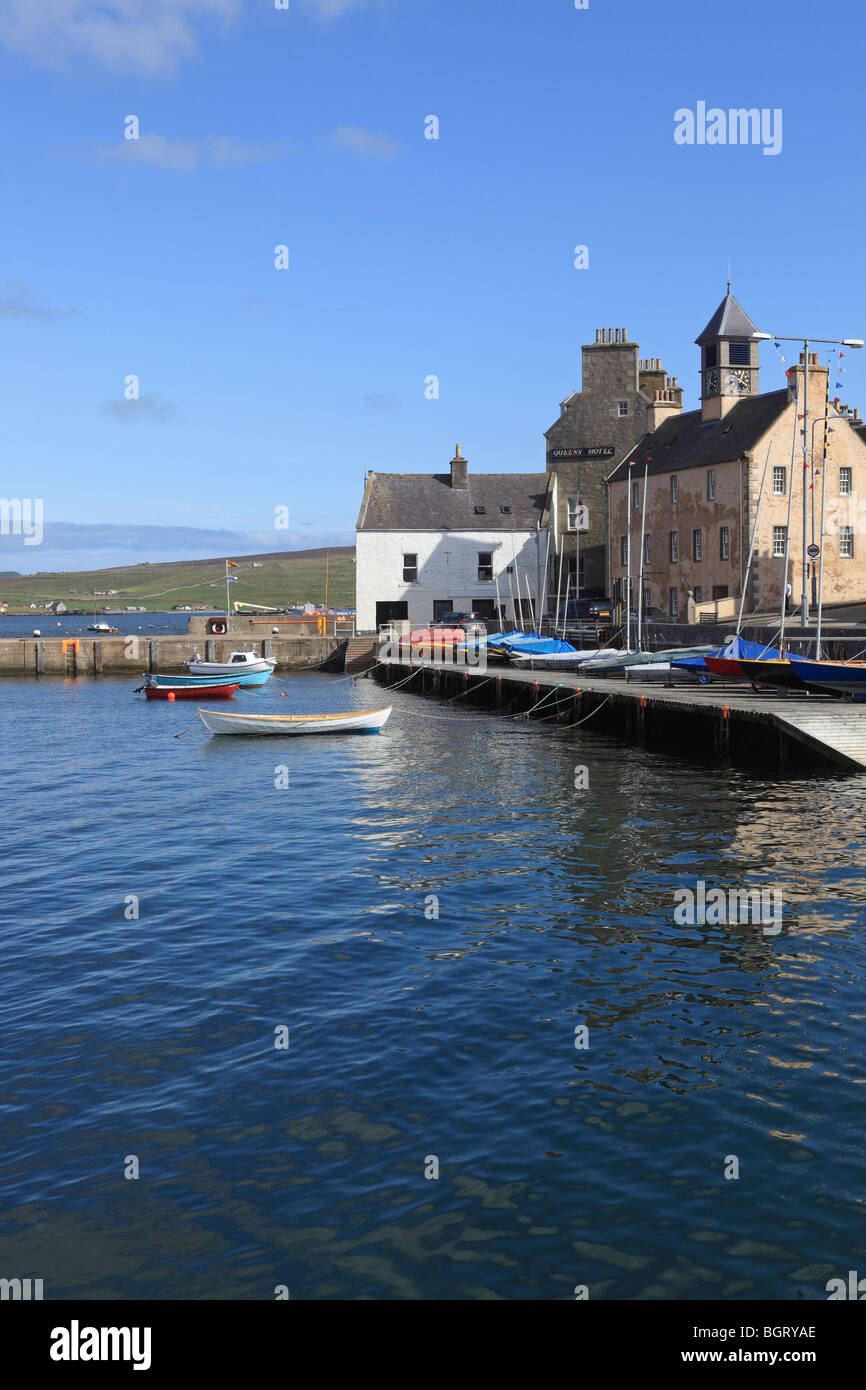 Le isole Shetland, Lerwick Foto Stock