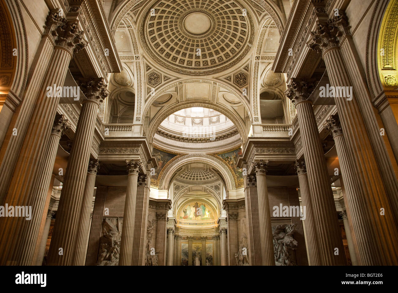 Il Pantheon a Parigi Foto Stock