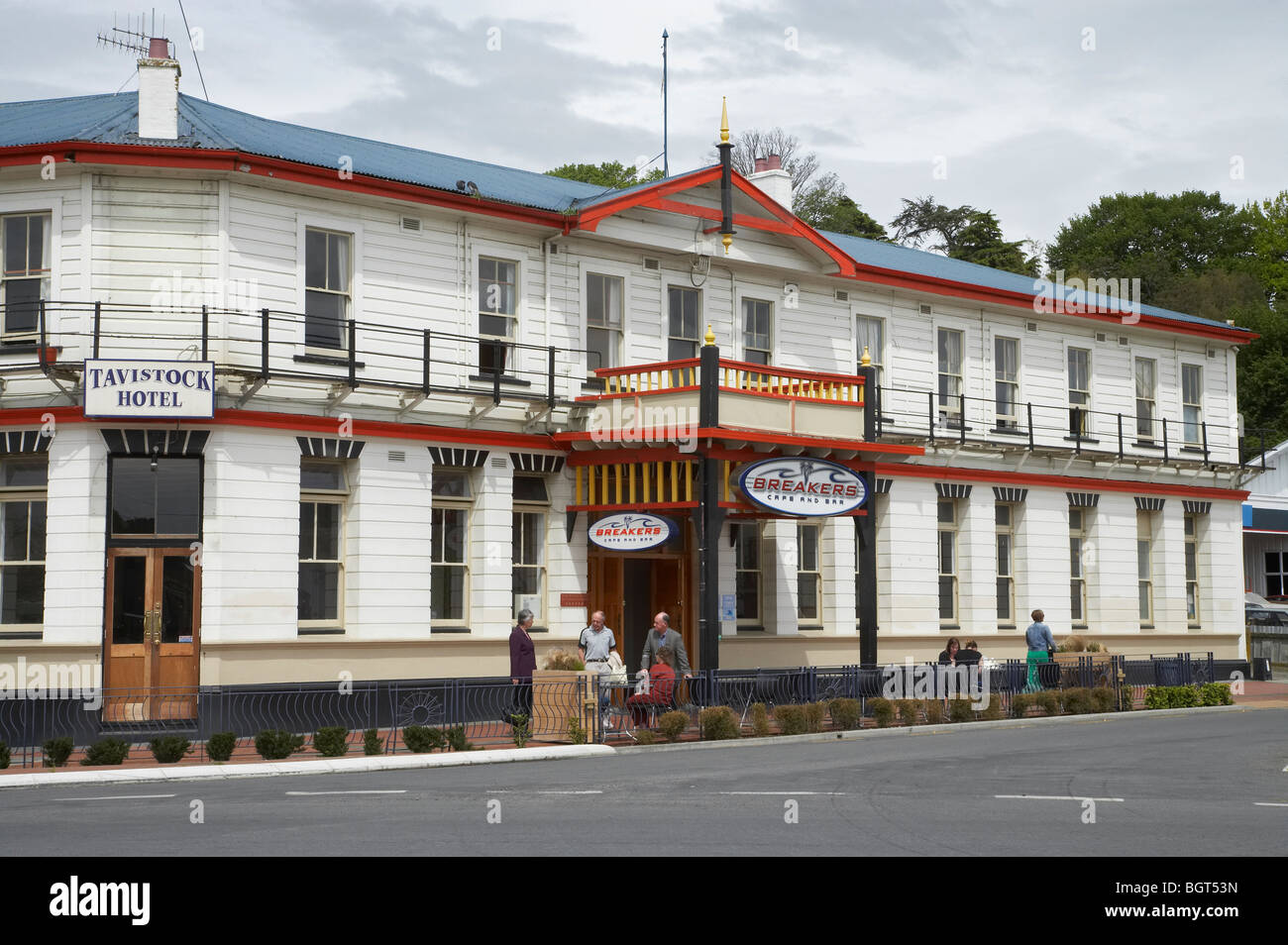 Tavistock Hotel (Interruttori Cafe e Bar), Waipukurau, Central Hawkes Bay, Isola del nord, Nuova Zelanda Foto Stock