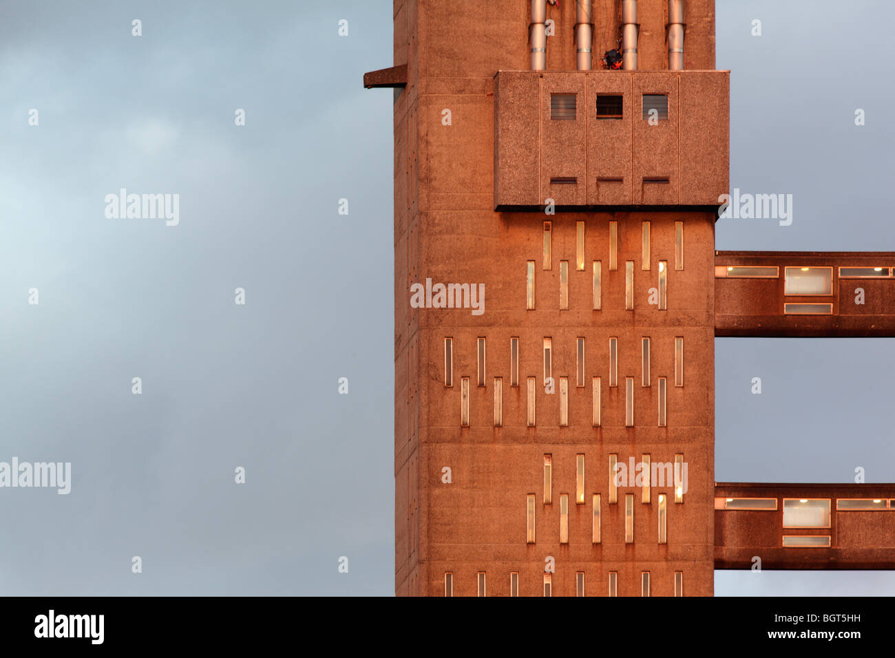 Dettaglio della parte ovest della elevazione della torre balfron Foto Stock