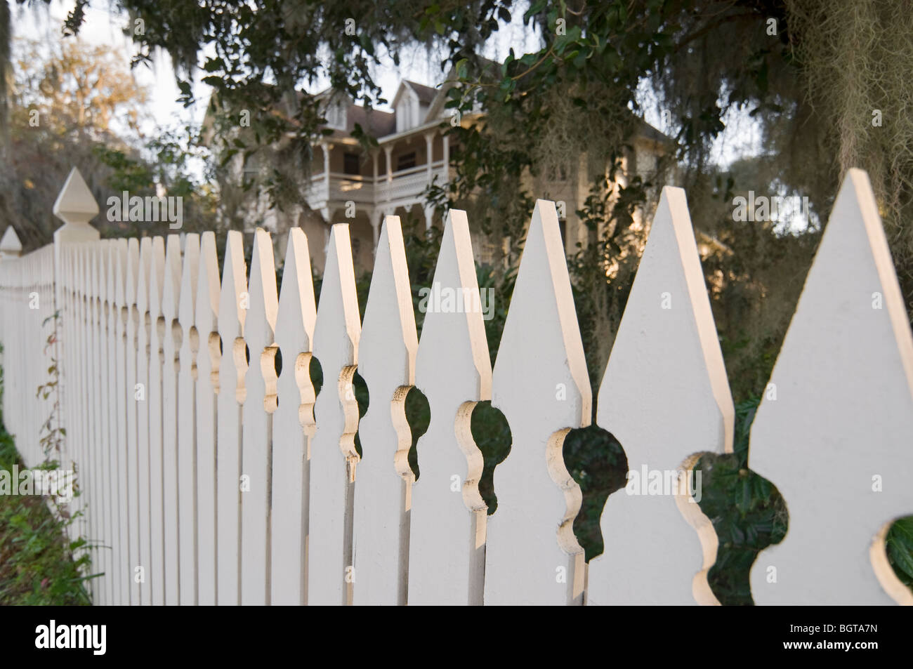 Sophia Jane Adams House c1893 White Springs Florida lungo il fiume Suwannee Foto Stock