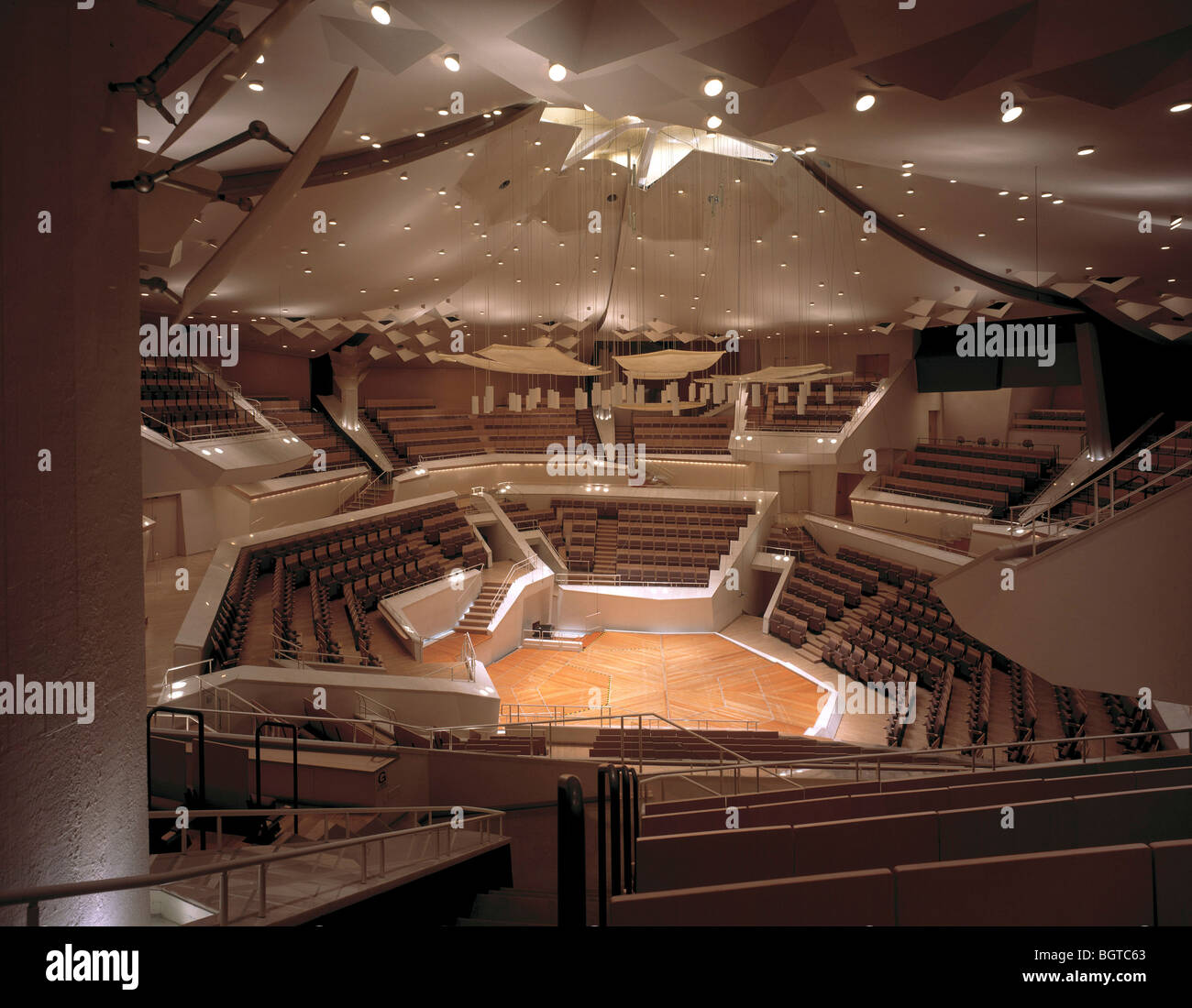CHAMBER Music Hall, Berlino, Germania, HANS SCHAROUN E EDGAR WISNIEWSKI Foto Stock