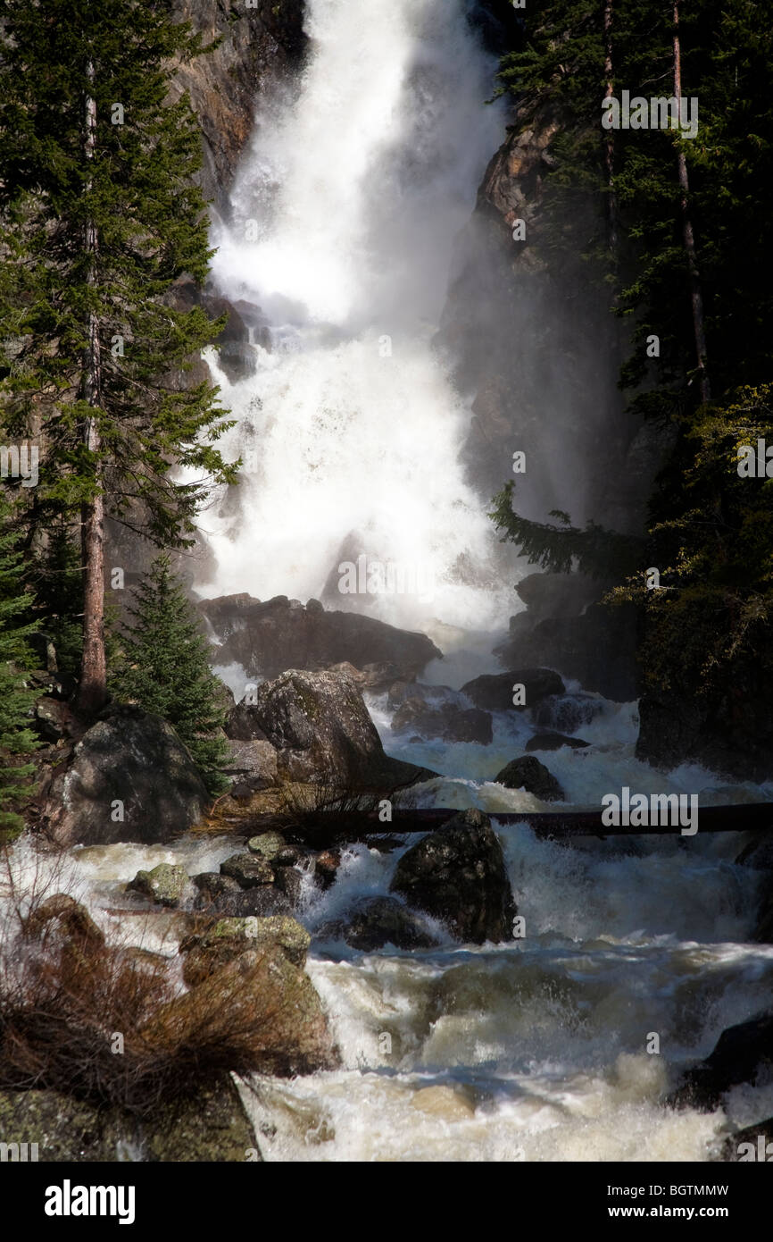 Fish Creek Falls. Steamboat Springs, Colorado, STATI UNITI D'AMERICA Foto Stock