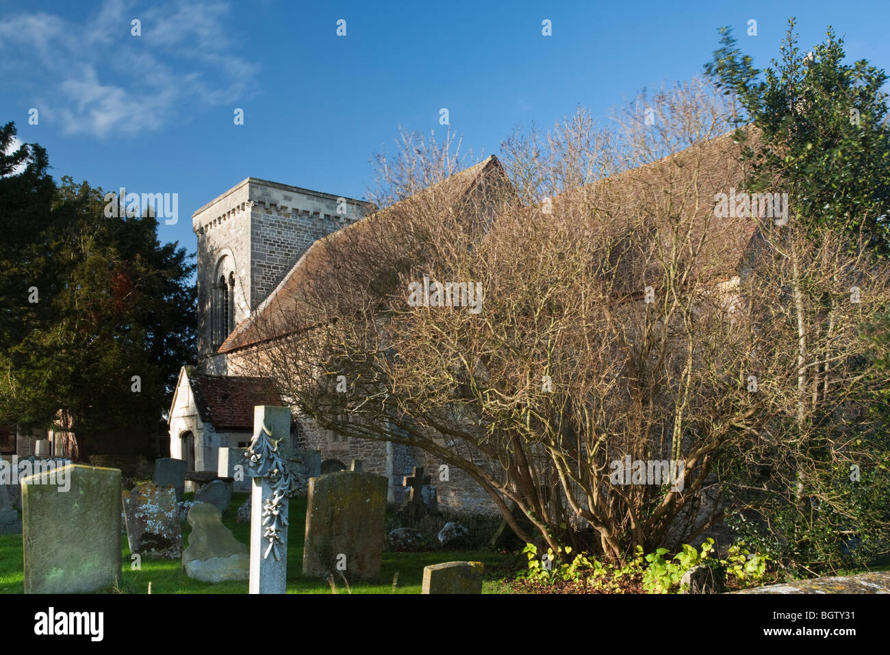 Sant'Andrea La chiesa parrocchiale, Sandford on Thames, Oxfordshire, Regno Unito Foto Stock