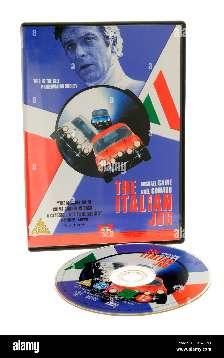 Il lavoro italiano film DVD Foto Stock