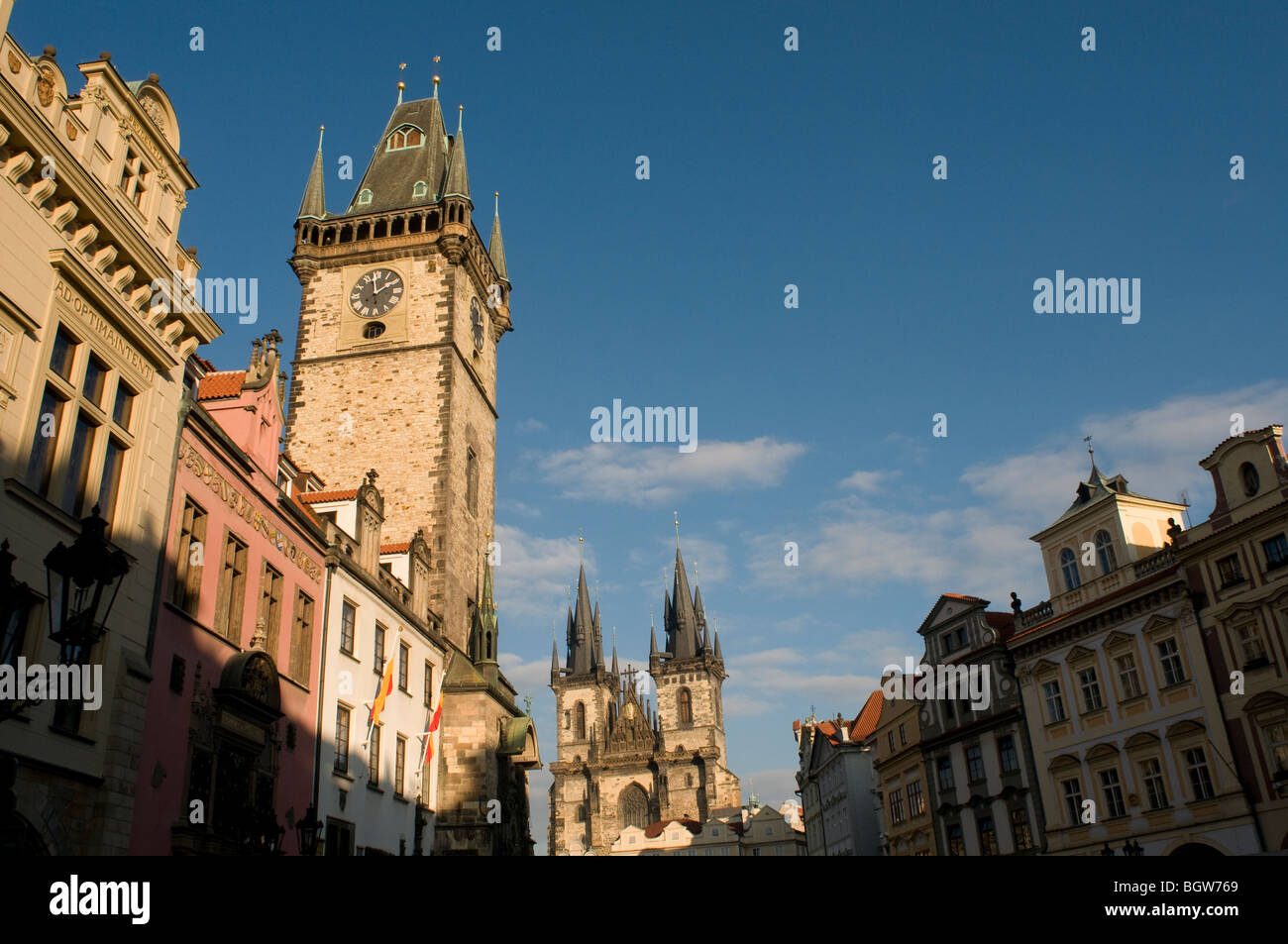 Il centro di Praga Stare Mesto district Repubblica Ceca Foto Stock