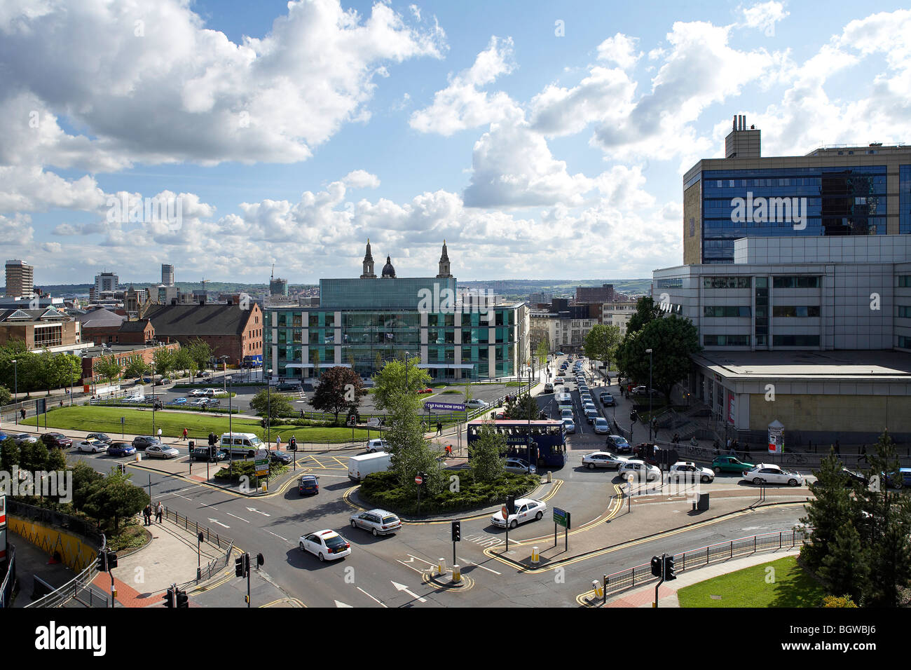 Il Rose Bowl Leeds Metropolitan University, LEEDS, Regno Unito, SHEPPARD ROBSON Foto Stock