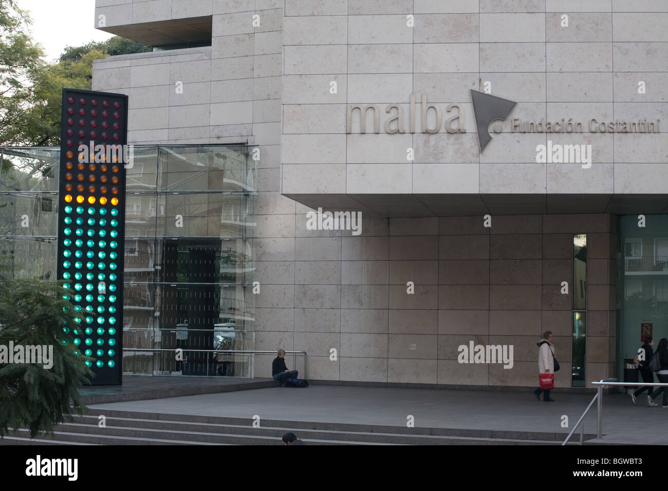 Malba (Latin American Art Museum) facciata in Buenos Aires Foto Stock