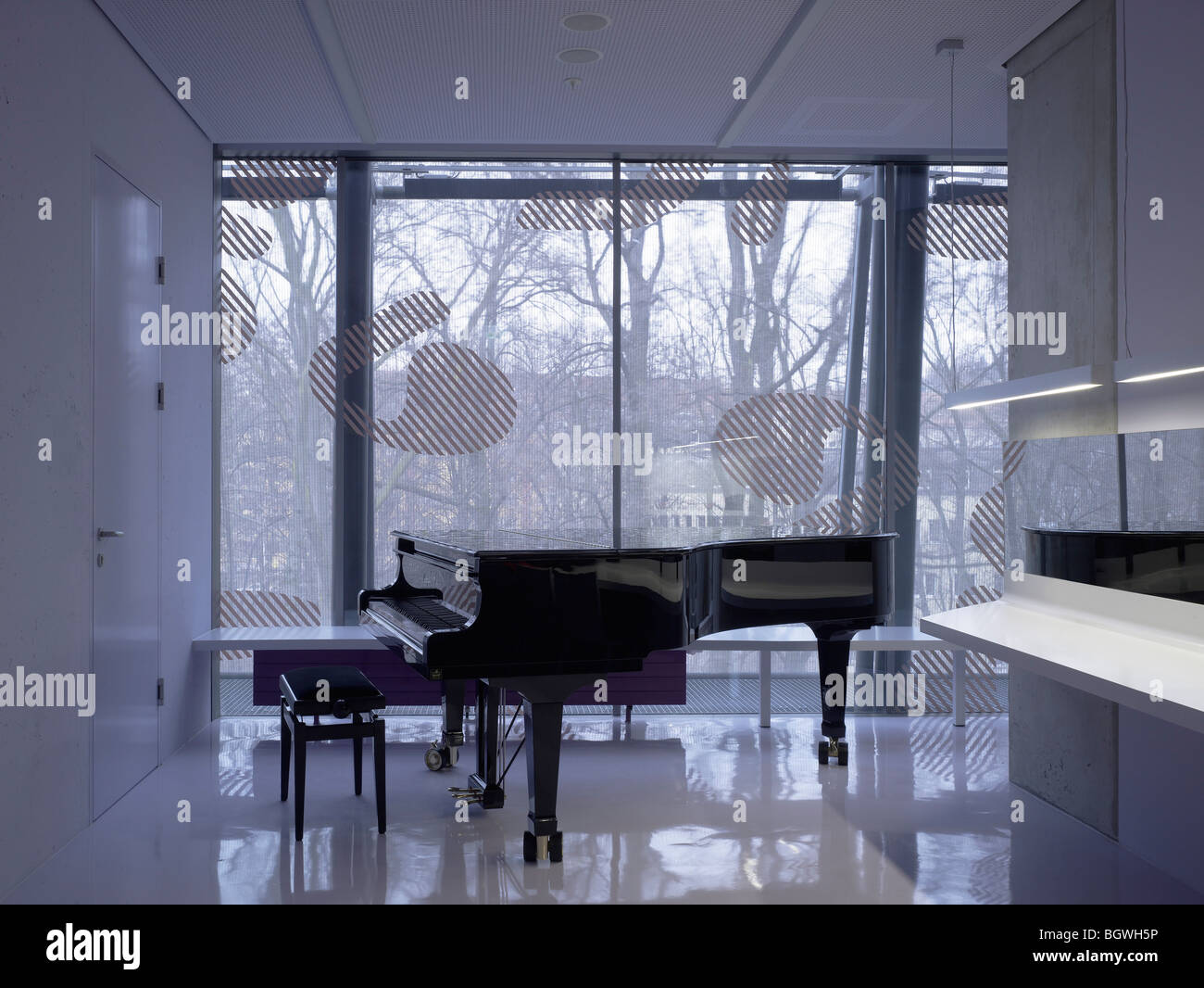 MUMUTH Scuola di Musica di Graz, Austria, STUDIO DELLE NAZIONI UNITE (Ben Van Berkel e Caroline Bos) Foto Stock