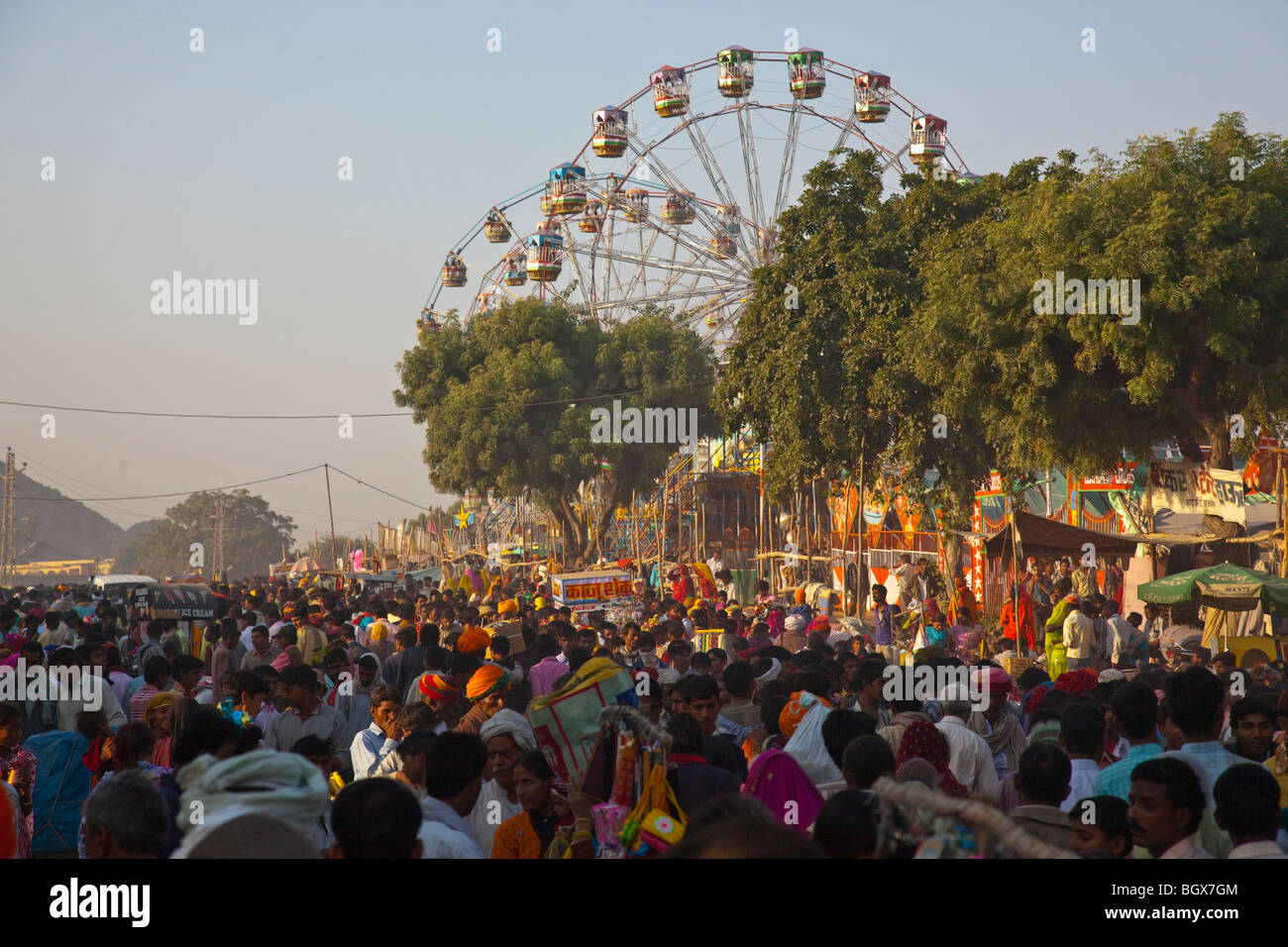 Camel Fair in Pushkar India Foto Stock