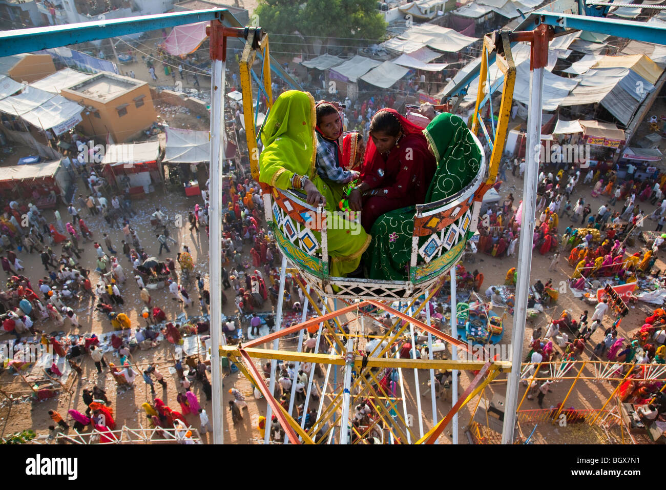 Camel Fair in Pushkar India Foto Stock