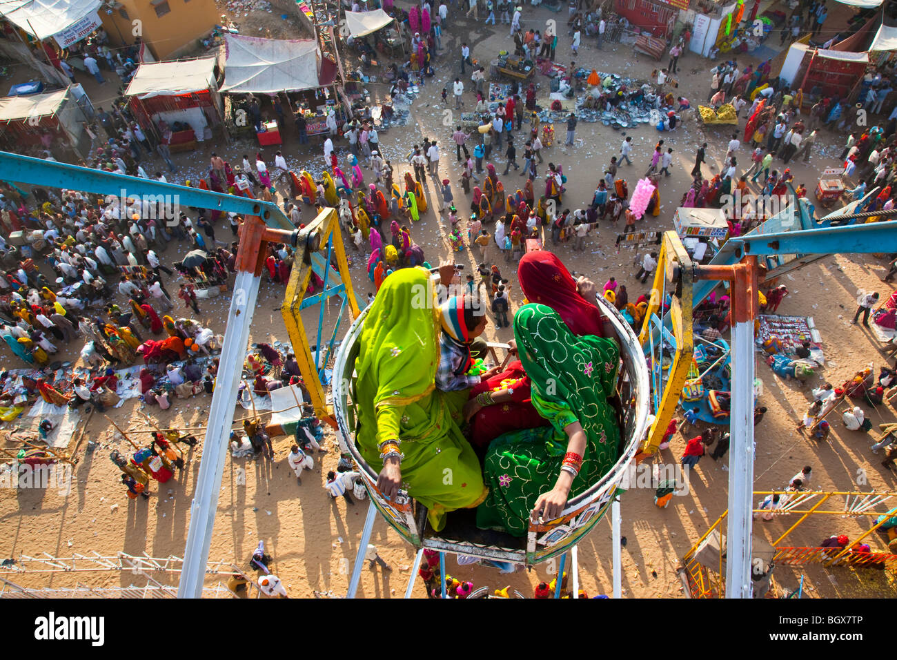 Camel Fair in Pushkar India Foto Stock