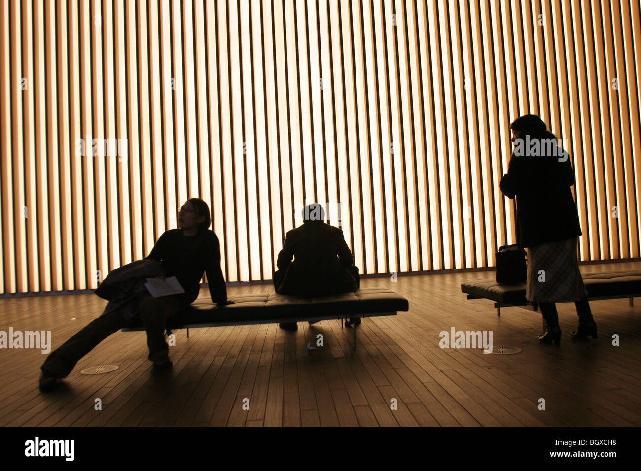 Il nuovo National Art Center, progettato dall'architetto Kisho Kurokawa, di Roppongi, Tokyo, Giappone, mercoledì 21 febbraio, 2007. Foto Stock