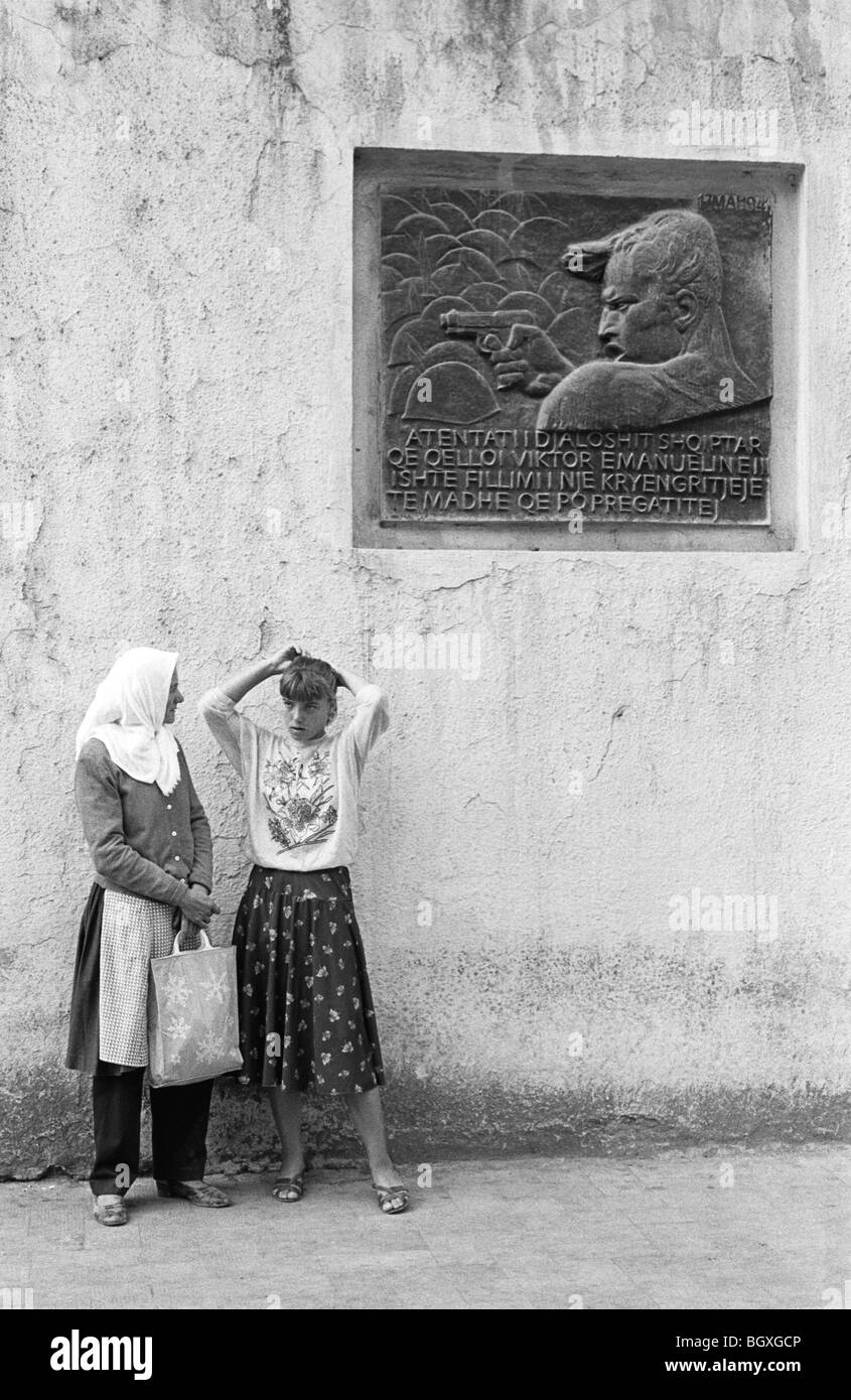 TIRANA, ALBANIA, SEP' 91 Foto Stock