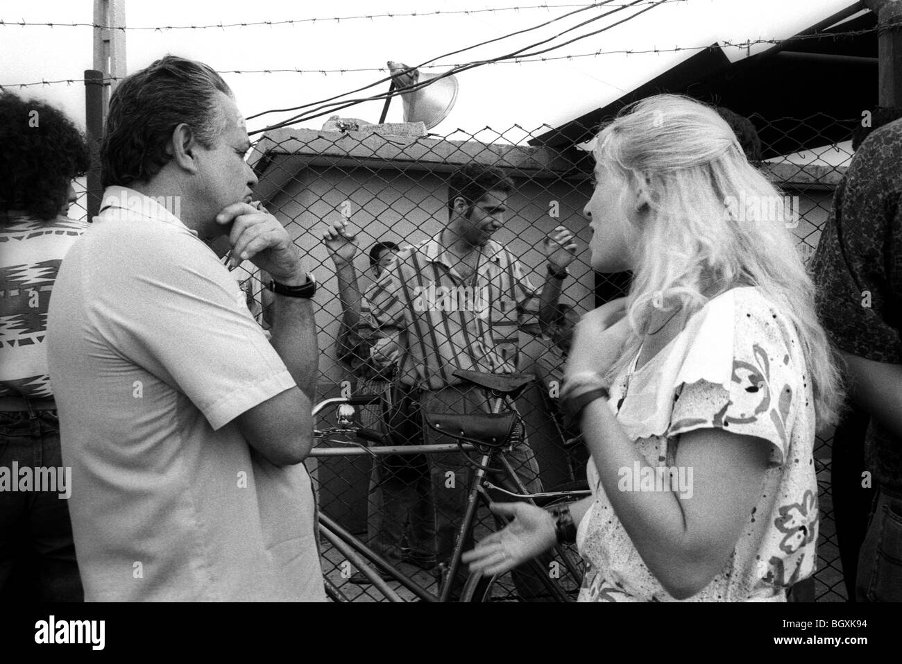 Scena di strada a l'Avana, Cuba, maggio 1993. Foto Stock