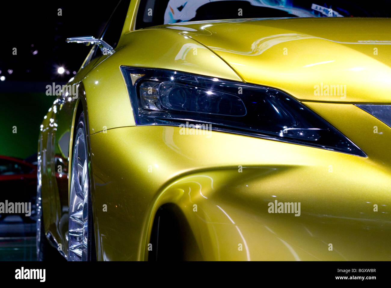 2009 2010 Lexus Lf-Ch concetto a 2010 North American International Auto Show NAIAS di Detroit Michigan 2.4L a quattro porte portellone Foto Stock