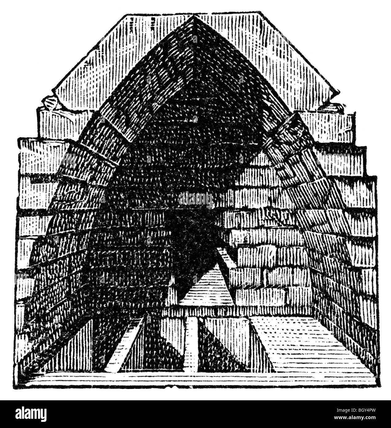 Casa di Tuscolo, etrusca Foto Stock