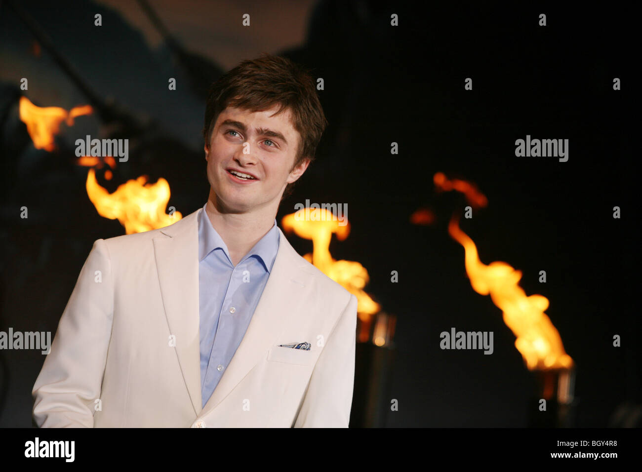 Attore Daniel Radcliffe al red carpet premiere del quinto film di Harry Potter " Harry Potter e l'Ordine della Fenice", Tokyo Giappone Foto Stock