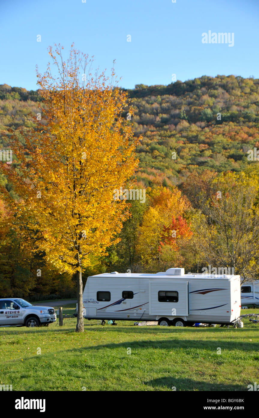 Camping New Jersey parco dello stato Foto Stock