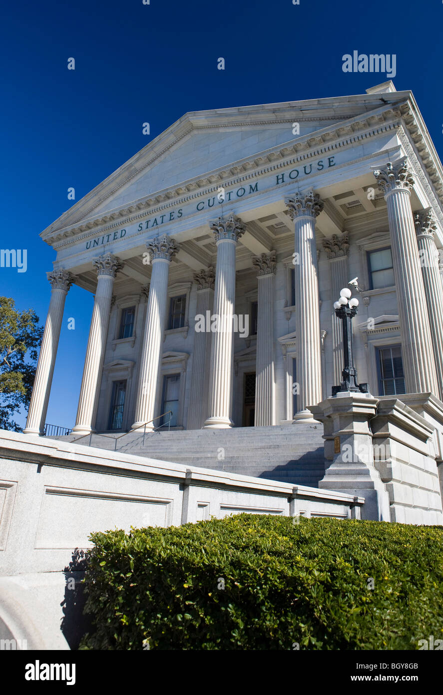 Stati Uniti Custom House, East Bay Street, Charleston, Carolina del Sud, Stati Uniti d'America. Foto Stock