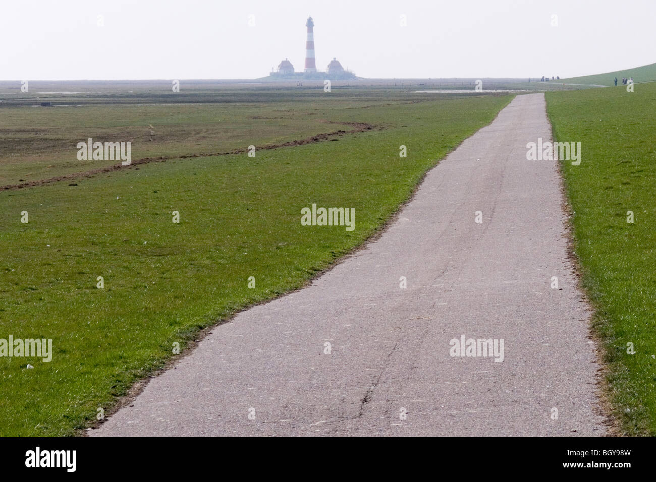 Percorso ciclabile al faro Foto Stock