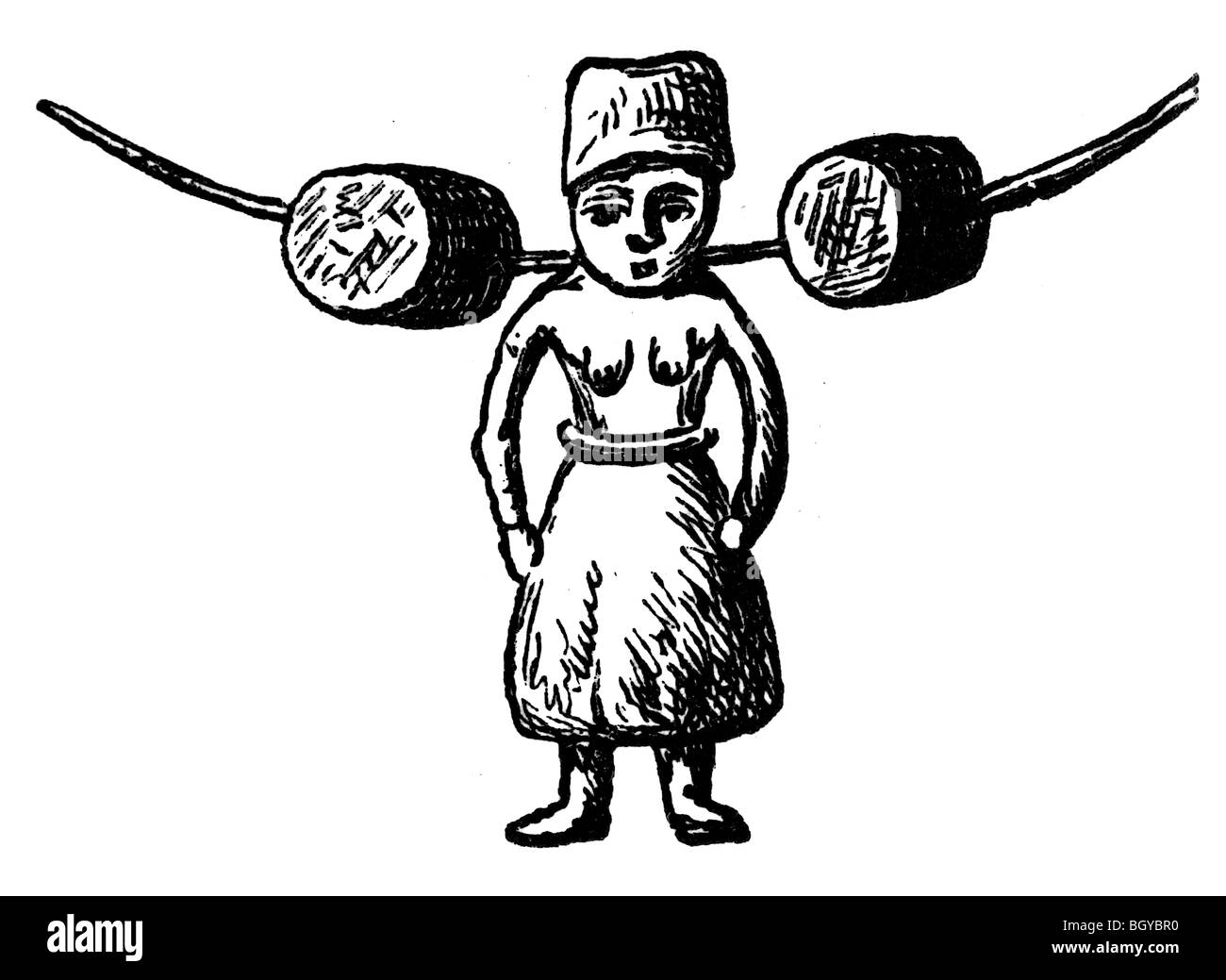 Amulet da Ubudschwe Foto Stock